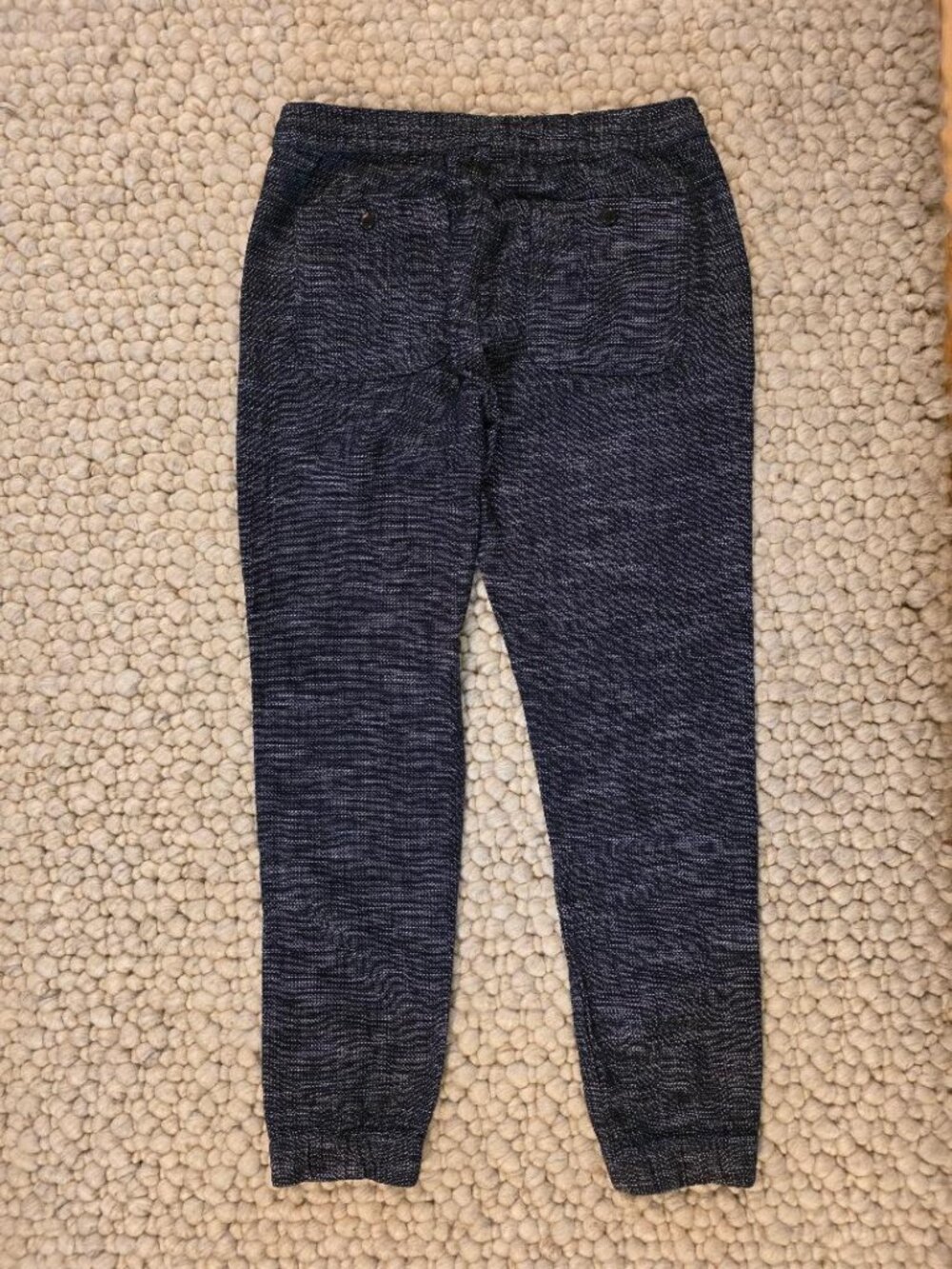 Taylor Stitch Men’s EUC M The Apres Pant Jogger blue waffle